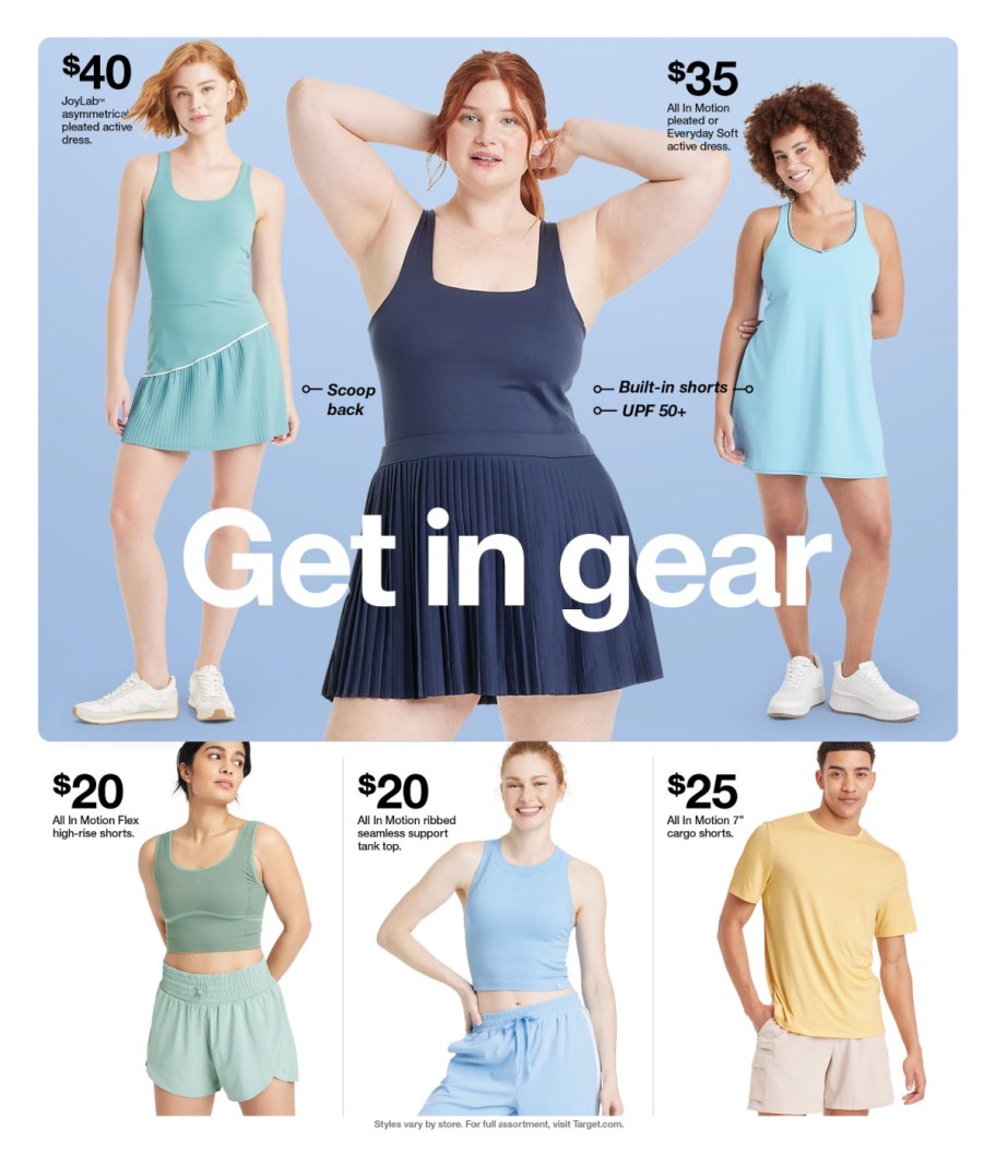 page from Target ad