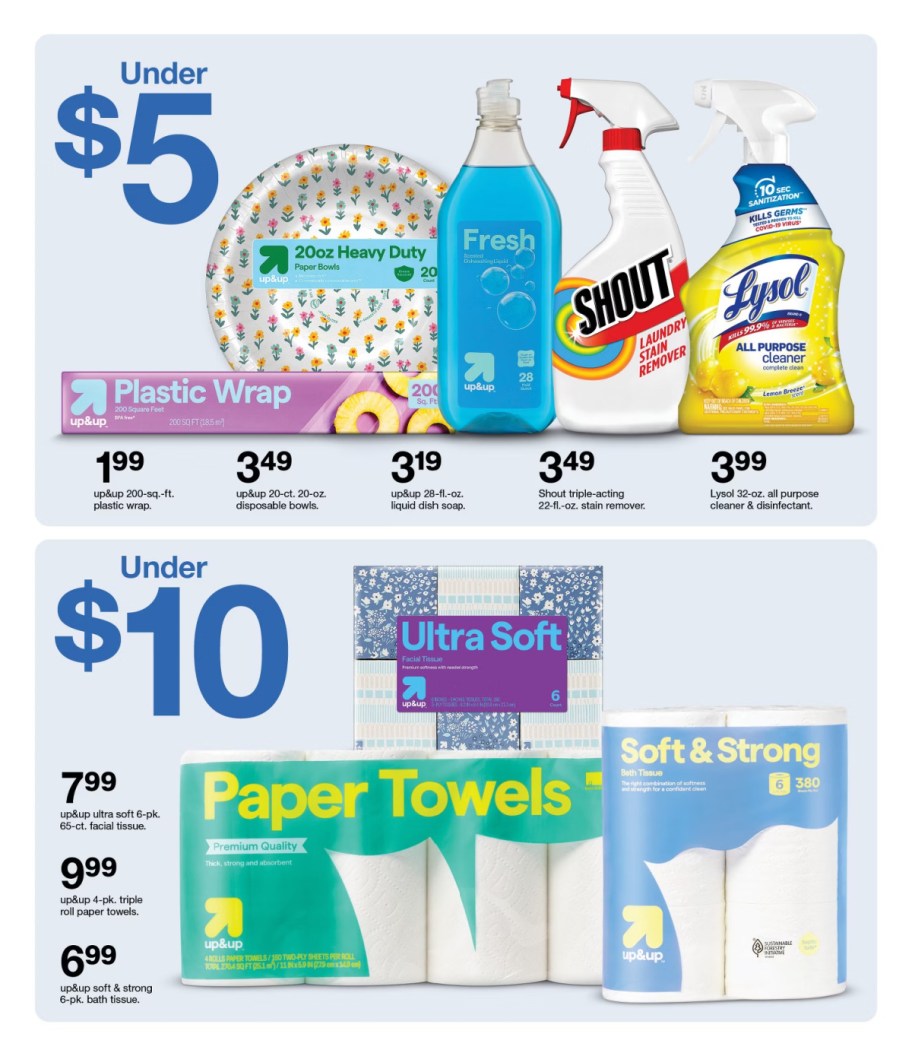 page from Target ad