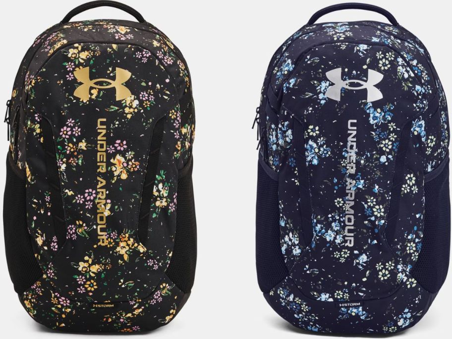 Two Armor UA Hustle 6.0 Stock Images of the Flower Print