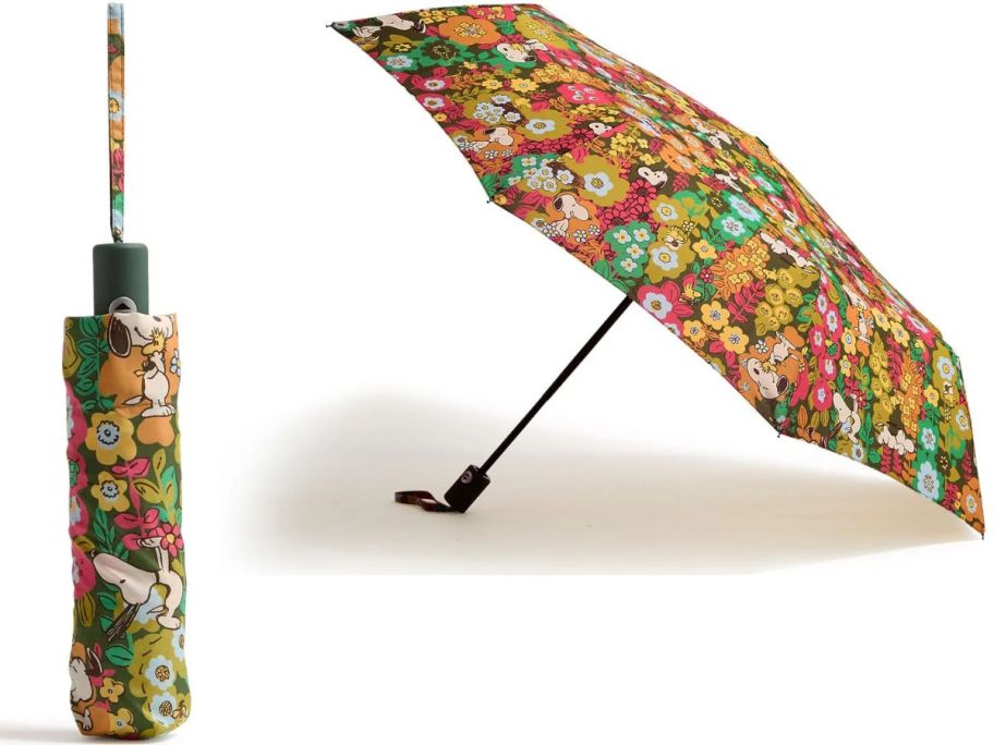 Vera Bradley Peanuts Outlet Essential Umbrella