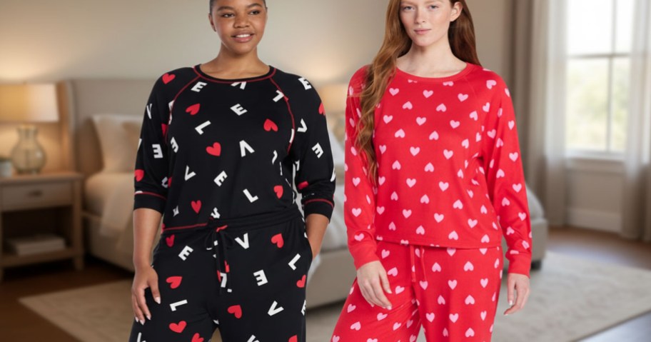 Walmart Valentine's Pajamas