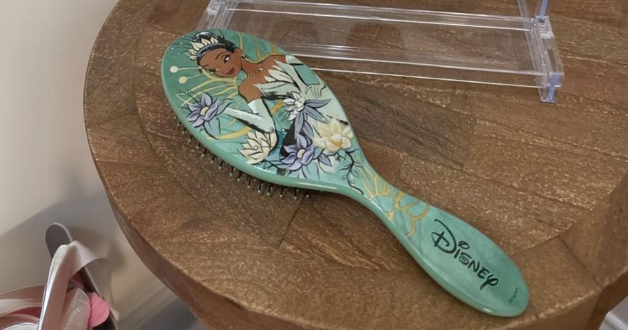 Wet Brush Disney Original Detangler Brush - Tiana on table