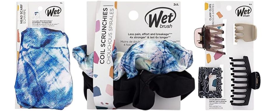 Head scarf, scrunch set and hair claws 