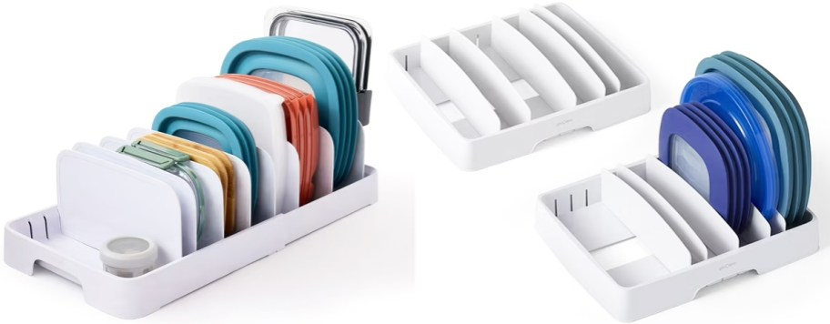 three lid organizers