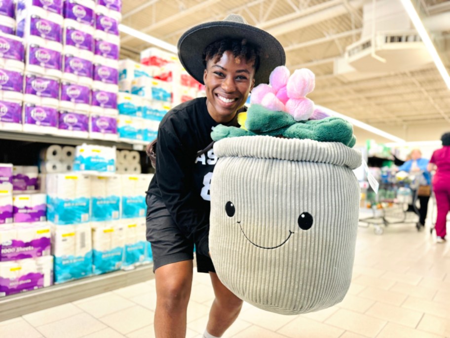 aldi jumbo plush plant