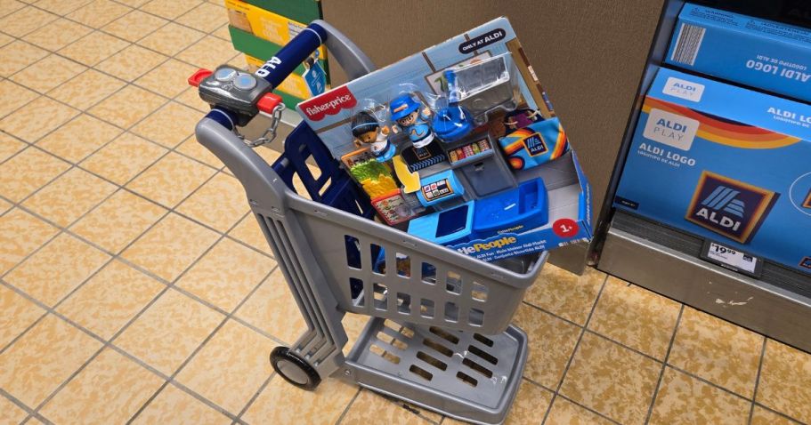 These ALDI Toy Grocery Shopping Carts & Playsets Are So Fun!