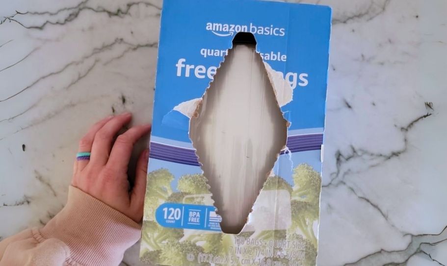 Amazon Basics Quart Freezer Bags 120-Count Only $5.41 Shipped