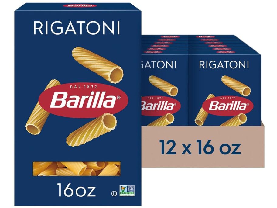 Barilla Rigatoni Pasta 16oz 12-Pack