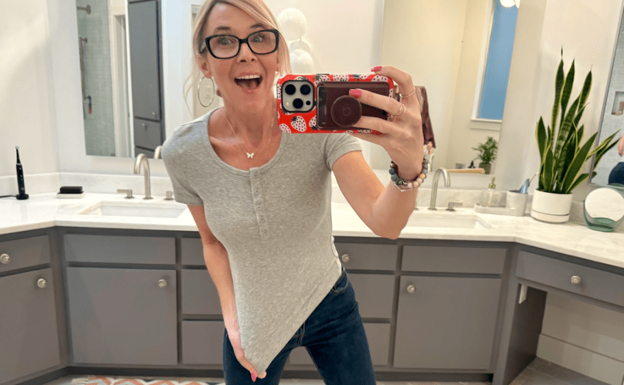 Women’s Henley Tees from $4.99 on Amazon (Tons of Color Choices)