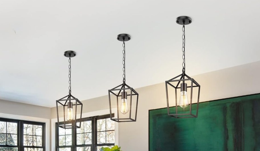 Up to 75% Off Woot Lighting | Farmhouse Pendant Light Only $24.99 Shipped