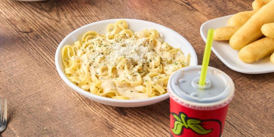 Score BOGO Fettuccini Alfredo at Fazoli’s for National Pasta Day