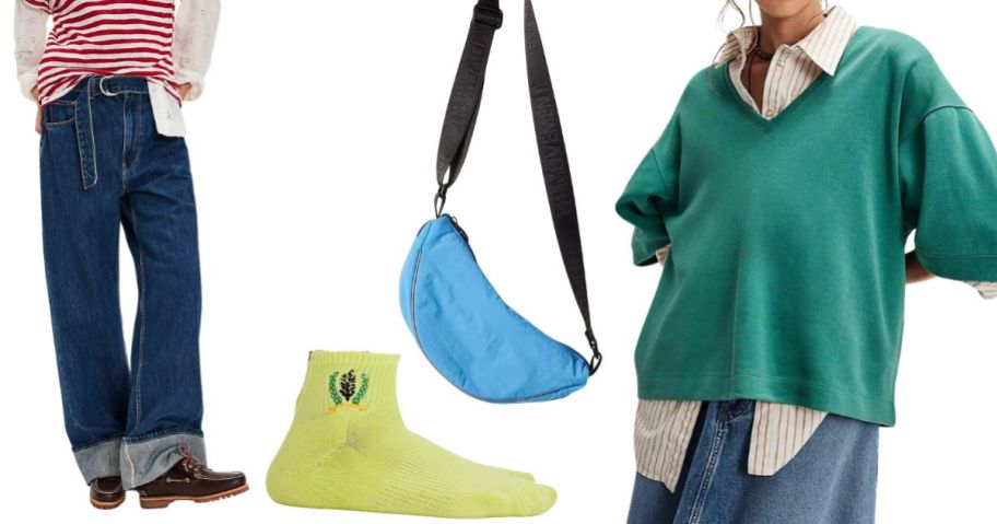 four free people clothing pieces and accessories