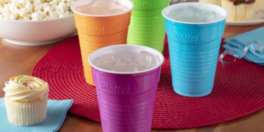 Hefty Disposable Plastic Cups 100-Count Only $7.97 Shipped on Amazon