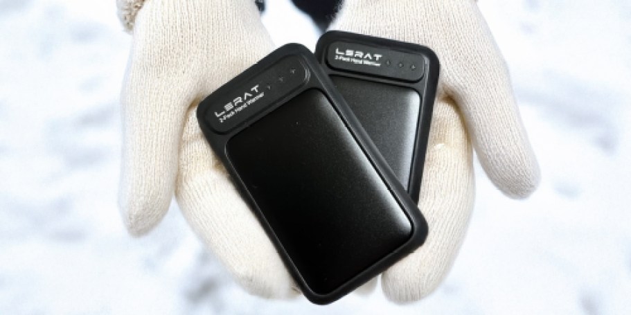 Rechargeable Hand Warmers 2-Pack Just $7.97 Shipped w/ Amazon Prime (Reg. $12)