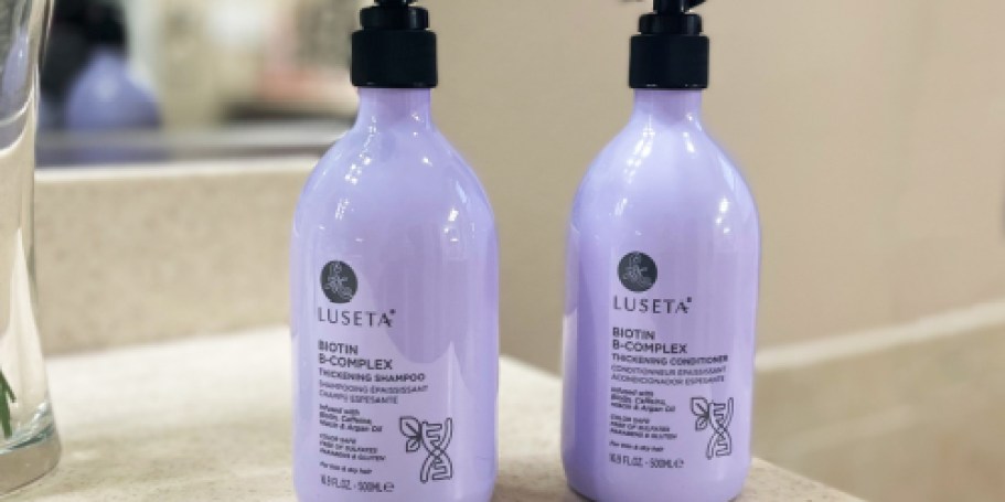 Luseta Biotin Shampoo & Conditioner Set Only $15.74 Shipped on Amazon (Great for Thinning Hair!)
