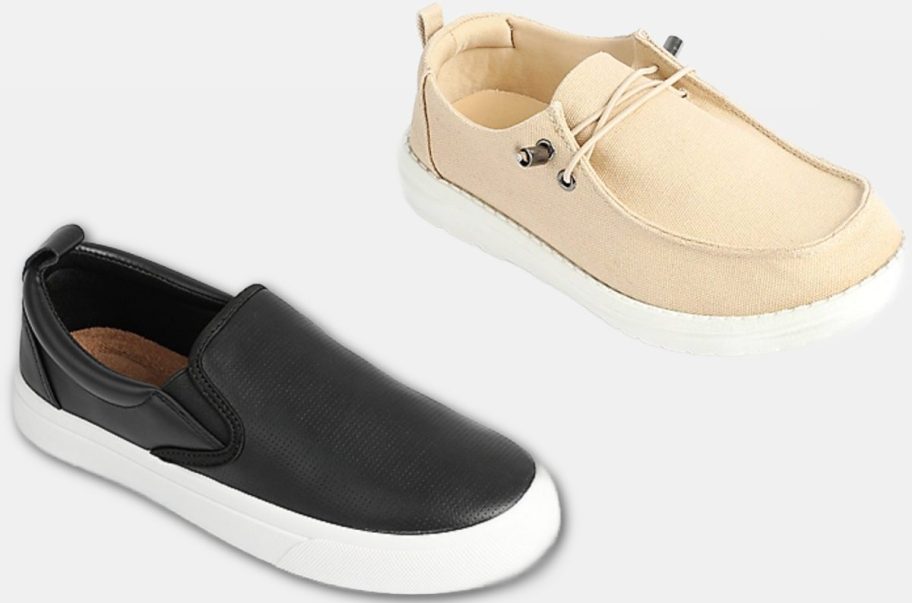 Stock images of two maurices slip on shoes