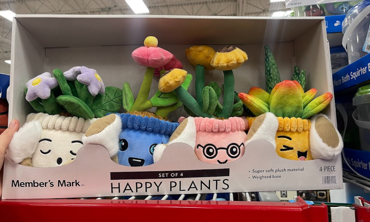 Sam's Club Plush Plants 4-Pack Just $20.87 - No Green Thumb Needed