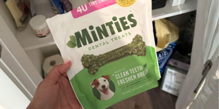 Minties Dental Dog Treats 40-Count Just $6.95 Shipped on Amazon (Reg. $13)