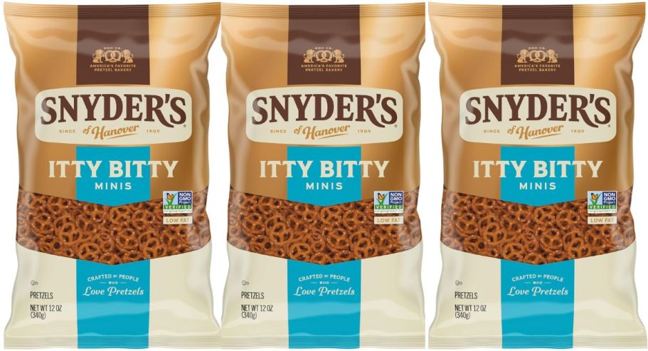 Snyder’s Itty Bitty Minis Pretzels Just $2 Shipped on Amazon
