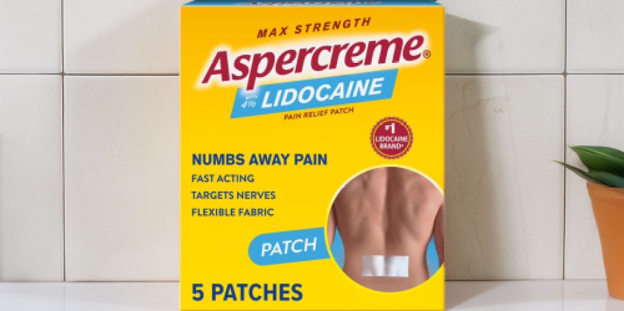 Aspercreme Pain Relief Patches Only $2.87 Shipped on Amazon (Reg. $11)
