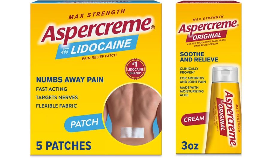 Aspercreme Products on Sale including patches and cream