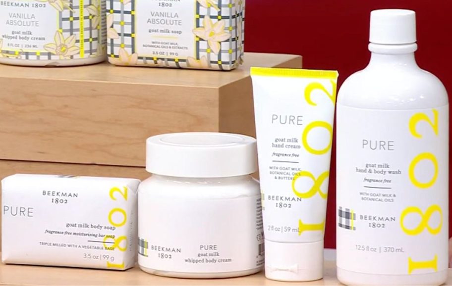 A Beekmna 1802 Goat Milk Gift Set