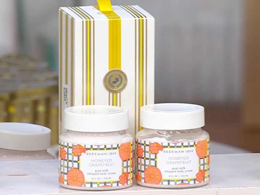 Two beekman 1802 Whipped Body Creams