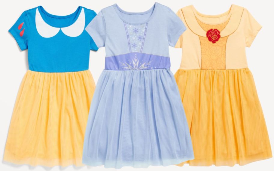 three toddler girls costume dresses