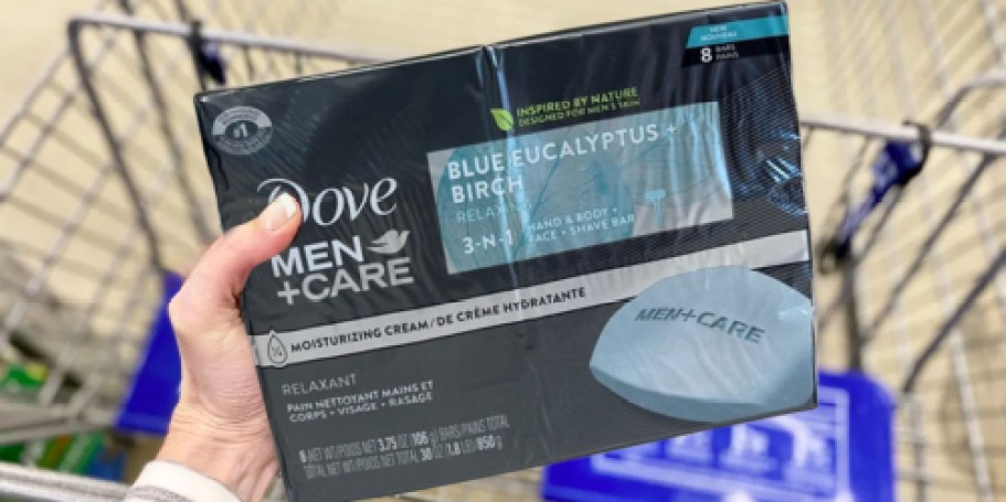 Dove Men 3-in-1 Bar Soap 8-Pack Just $9.67 Shipped on Amazon