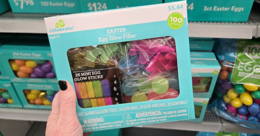 Easter Egg Glow Fillers Only $5.44 at Walmart | Includes 100 Glow-In-The-Dark Toys!