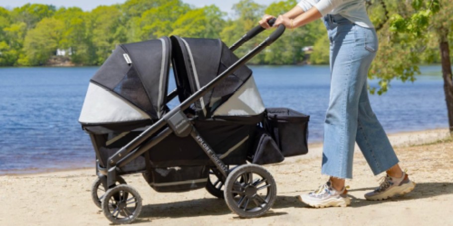 50% Off Evenflo Stroller Wagon w/ Bassinet Insert + Free Delivery