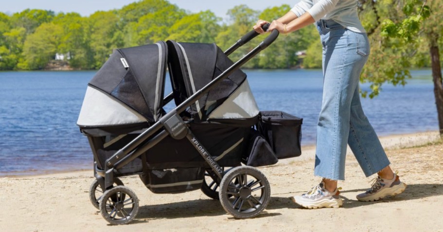 50% Off Evenflo Stroller Wagon w/ Bassinet Insert + Free Delivery