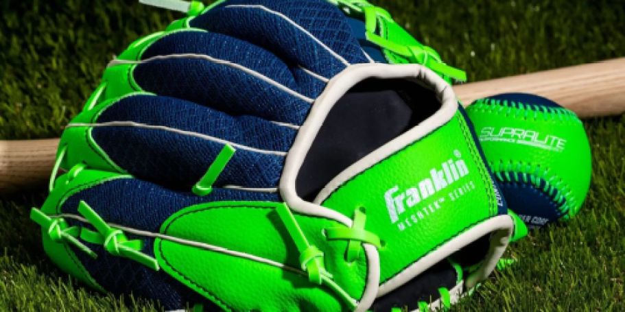 Franklin Sports Kids Equipment Sale on Amazon – Gloves, Bats, & More (Starting at $12.50!)