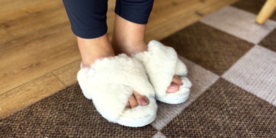 Up to 65% Off Dearfoams Fireside Slippers (Cozy Gift Idea!)