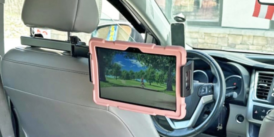 Headrest Mounted Tablet Holder Only $10.99 on Amazon (Reg. $27)