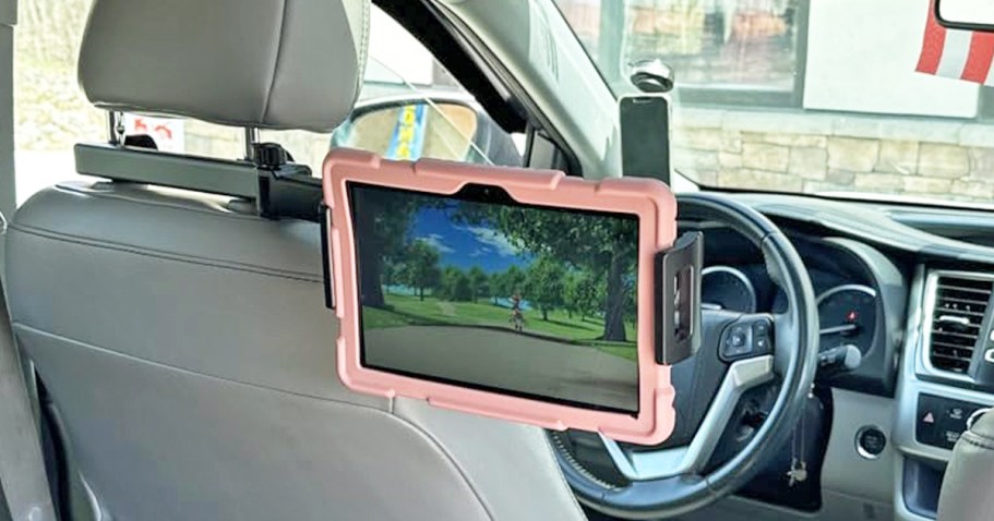 Headrest Mounted Tablet Holder Only $10.99 on Amazon (Reg. $27)