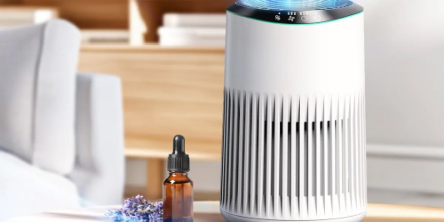 Air Purifier w/ Essential Oil Diffuser Only $19.71 on Amazon