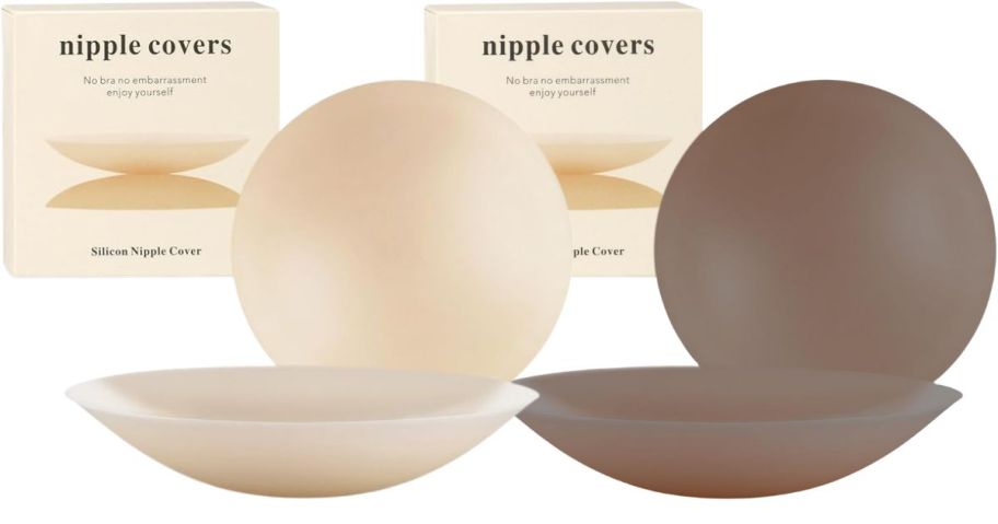 2 boxes of nipple covers