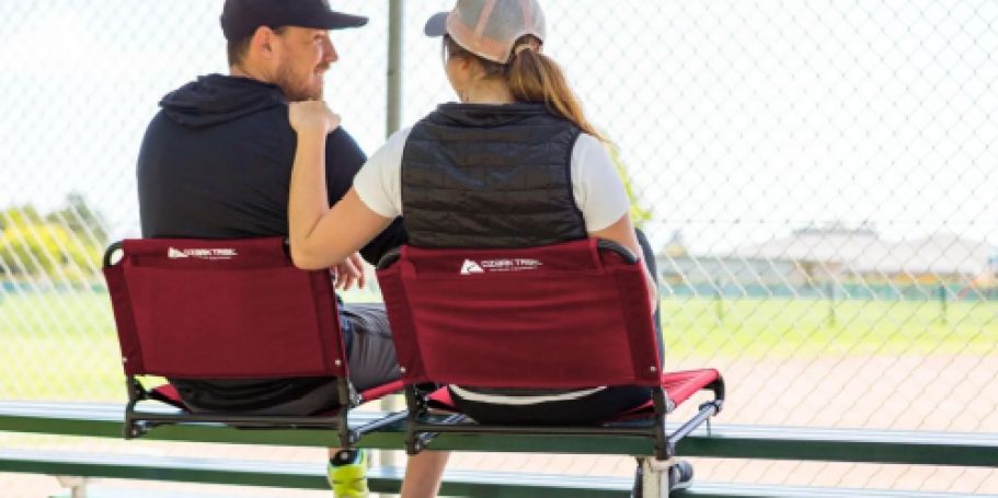 Ozark Trail Foldable Stadium Seat Only $17.96 on Walmart.com – Lots of Colors!