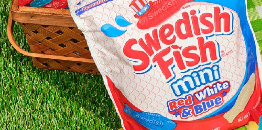 Swedish Fish Mini Red, White, & Blue Candy Just $5 Shipped on Amazon (Reg. $8)