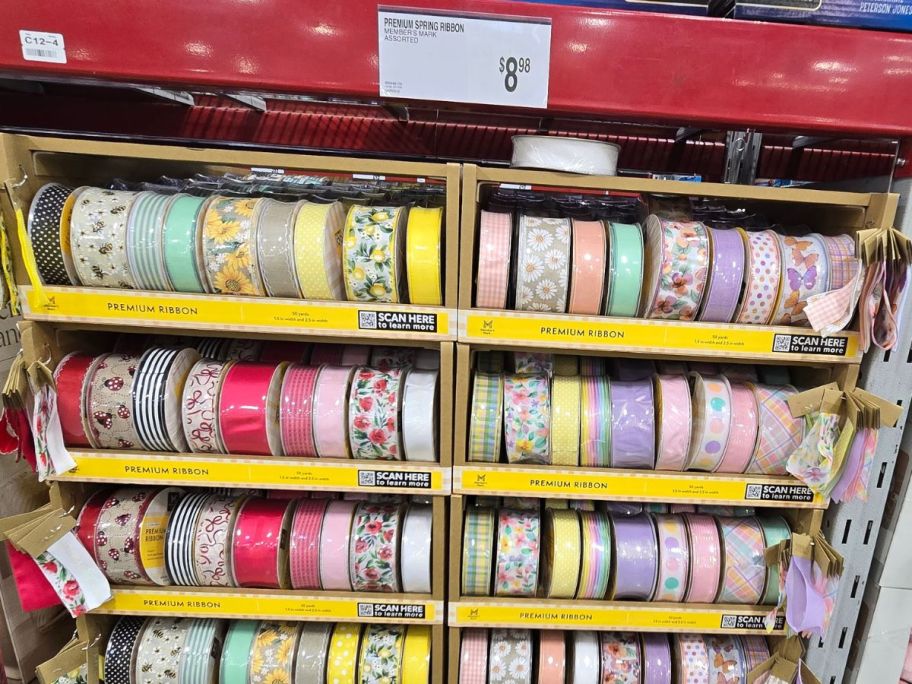 Premium spring ribbon at Sam's Club