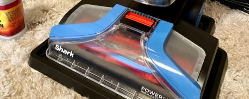 Top down view of a Shark Carpet Xpert Carpet Cleaner