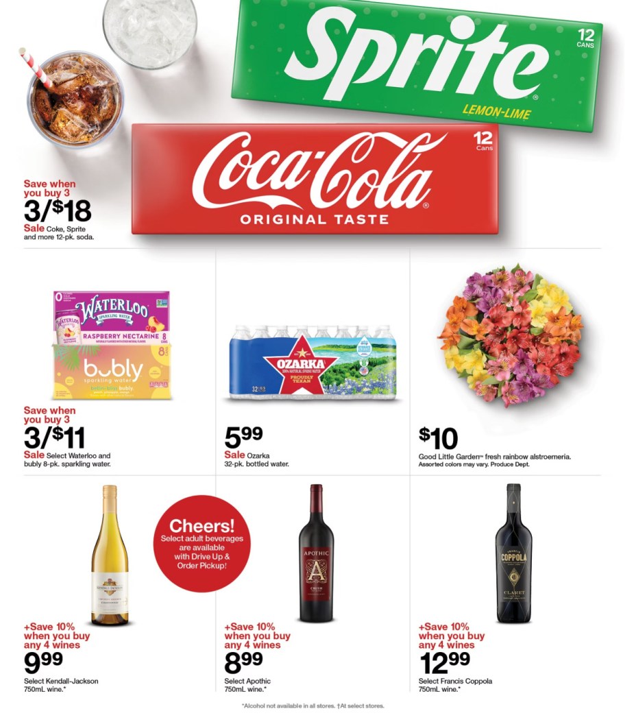page from Target ad