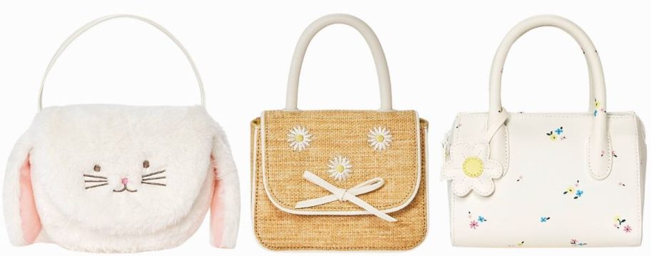 three different kinds of target bags in different designs