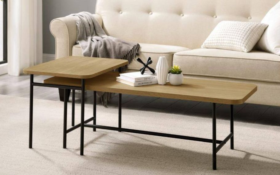 Walker Edison Nesting Coffee Table Set Just $25.68 Shipped (Reg. $97)