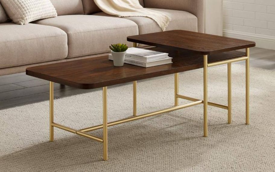 Walkers table in walnut color