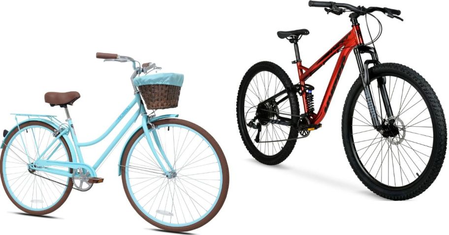 Stock mages of a Kent Cruiser Bike and a Hyper Bicycle Hybrid Bike