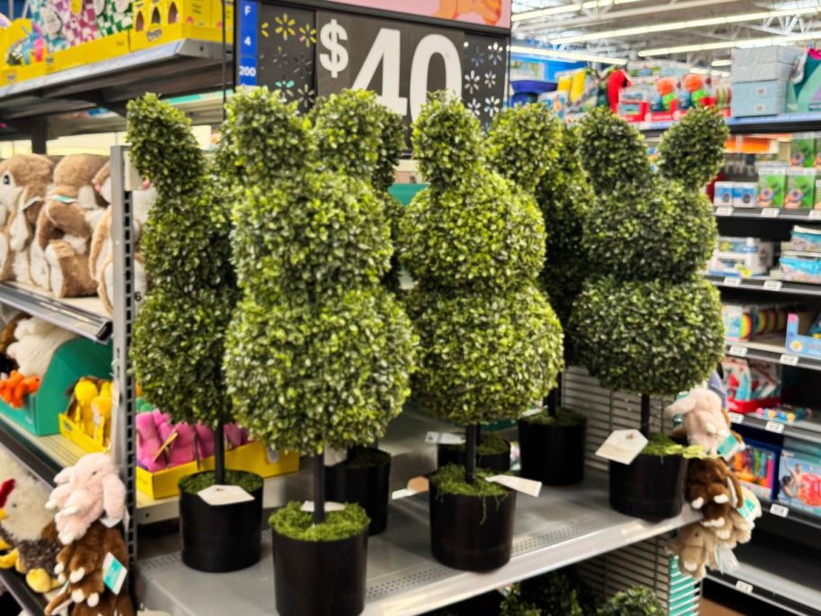 My Texas House Bunny Topiaries at Walmart