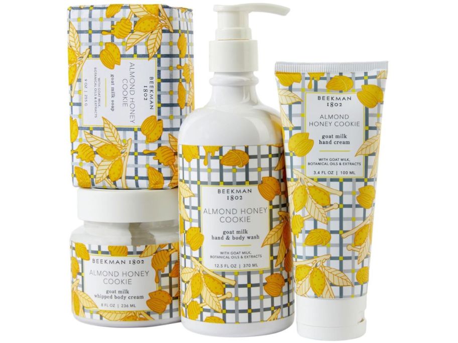 Beekman 1802 Goat Milk 4-Piece Almond Cookie Bath & Body Collection