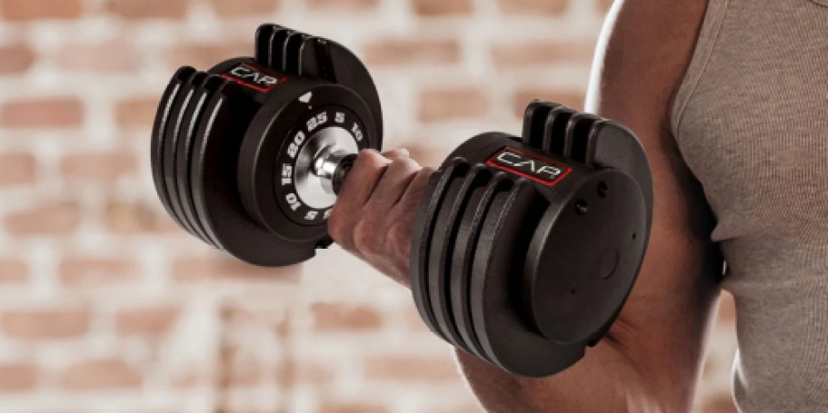 Adjustable 55lb Dumbbell $99 Shipped Walmart